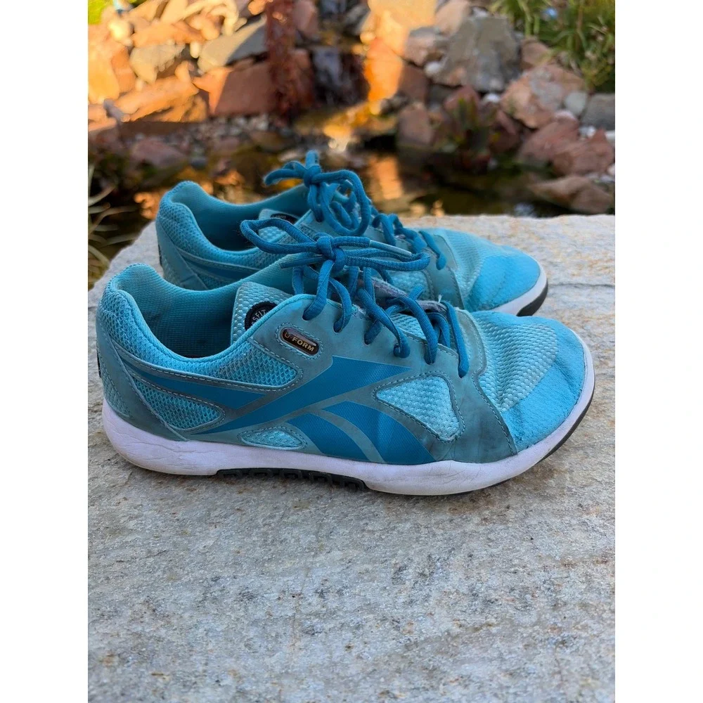 Reebok CrossFit U-Form Womens‎ Blue Training Shoes Sneakers J99806 Size 7